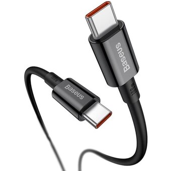  Дата-кабель Baseus Superior (CATYS-C01) Fast Charging Type-C to Type-C 100W 2m Black 