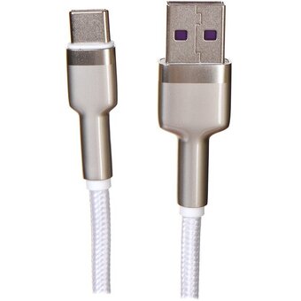  Дата-кабель Baseus Cafule (CAKF000202) Metal USB to Type-C 66W 2m White 