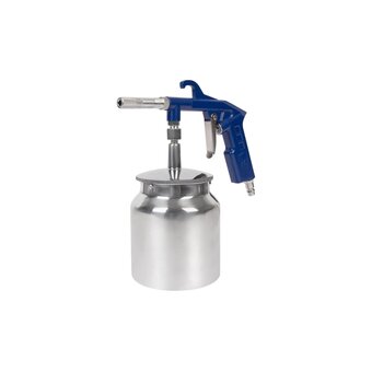  Пневмопистолет пескоструйный KRAFT KT 707067 с бачком 