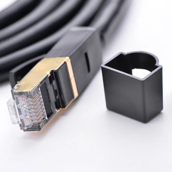  Кабель UGREEN NW107 11271 Cat 7 F/FTP Lan Cable 5m Black 