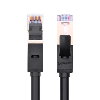 Кабель UGREEN NW107 11271 Cat 7 F/FTP Lan Cable 5m Black 
