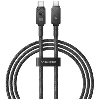  Дата-кабель Baseus Unbreakable (P10355801111-00) Fast Charging USB to Type-C 100W 1m Cluster Black 
