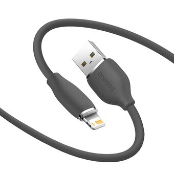  Дата-кабель Baseus (CAGD000001) Fast Charging USB to iP 2.4A 1.2m Black 