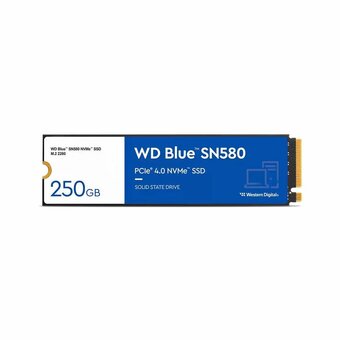  SSD Western Digital Blue SN580 WDS250G3B0E M.2 2280 250GB  PCIe Gen4x4 with NVMe,3D TLC Nand 