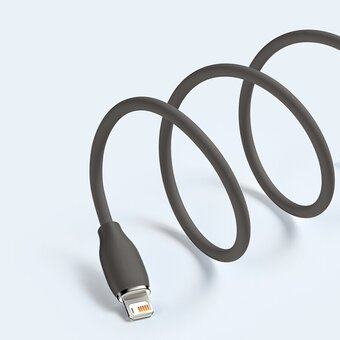  Дата-кабель Baseus (CAGD000001) Fast Charging USB to iP 2.4A 1.2m Black 