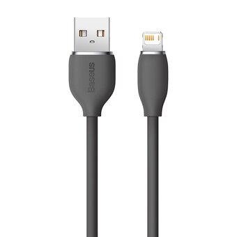  Дата-кабель Baseus (CAGD000001) Fast Charging USB to iP 2.4A 1.2m Black 