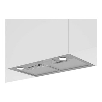  Вытяжка HOTPOINT HPAE 52FLB X (869891200080) управление сенсорное, серебристый 