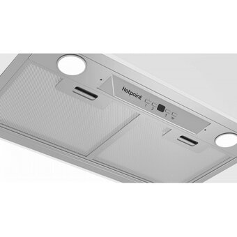  Вытяжка HOTPOINT HPAE 52FLB X (869891200080) управление сенсорное, серебристый 