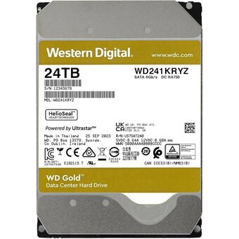  HDD Western Digital WD241KRYZ Gold 3.5" 24TB SATA3, Cache 298MB, 7200 rpm 