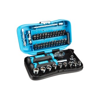  Отвертка Topfort 1674436 с набором бит, 40 предметов 