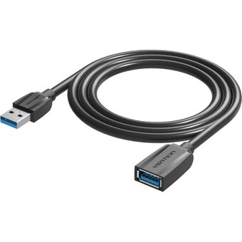 Кабель удлинитель Vention VAS-A45-B300 USB 3.0 AM/AF 3м Black Edition 