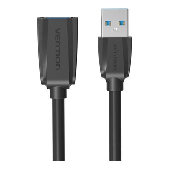  Кабель удлинитель Vention VAS-A45-B300 USB 3.0 AM/AF 3м Black Edition 