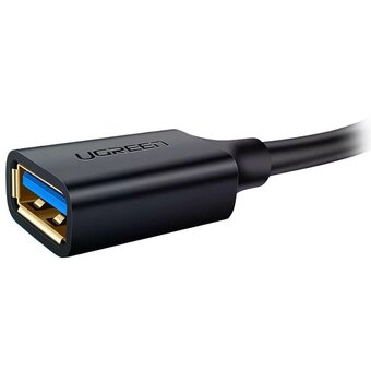  Кабель UGREEN US129 30127 USB 3.0 Extension Male Cable 3m Black 