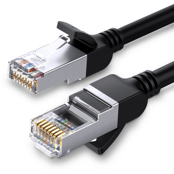  Кабель UGREEN NW101 50194 Cat 6 U/UTP Pure Copper Ethernet Cable 5m Black 