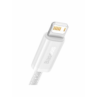  Дата-кабель Baseus Dynamic (CALD000502) Fast Charging USB to iP 2.4A 2m White 