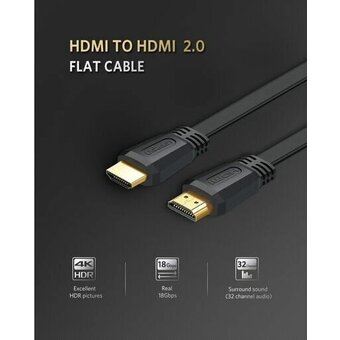  Кабель UGREEN ED015 70159 HDMI Flat Cable 2m 