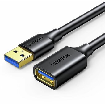  Кабель UGREEN US129 30127 USB 3.0 Extension Male Cable 3m Black 