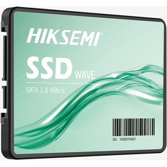  SSD HIKSEMI Wave(S) (HS-SSD-WAVE(S) 480G) 480Gb 2.5" (SATA3, up to 550/470MBs, 3D NAND, 160TBW) 