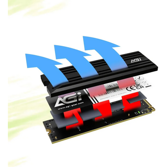 SSD AGi AI828 AGI1T0G44AI828 PCIe 4.0 x4 1TB M.2 2280 