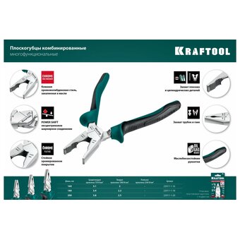  Плоскогубцы KRAFTOOL 22011-1-20-z01 200 мм 