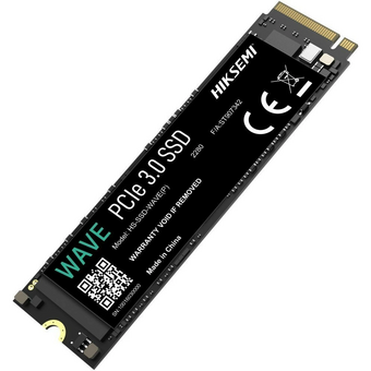  SSD HIKSEMI Wave(P) (HS-SSD-WAVE(P) 1024G) 1.0Tb M.2 (PCI-E 3.0 x4, up to 2450/2450MBs, 3D NAND, 240TBW) 