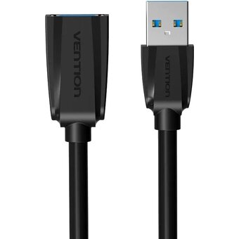  Кабель удлинитель Vention VAS-A45-B150 USB 3.0 AM/AF 1.5м Black Edition 