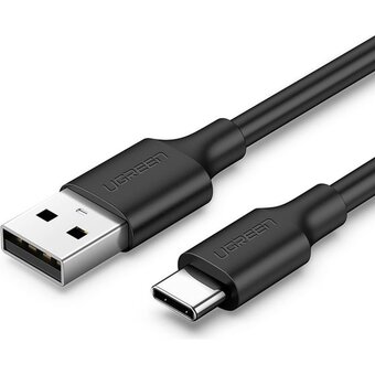  Кабель UGREEN US287 60826 USB 2.0 to USB-C date cable 3m Black 