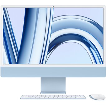  Моноблок Apple iMac (MQRQ3ZP/A) 24" Blue M3 8Gb 256Gb SSD MacOs Нужен переходник на EU 