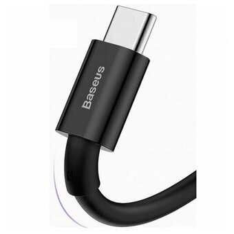  Дата-кабель Baseus Superior CATYS-A01 USB to Type-C 66W 2m Black 