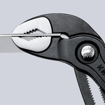  Клещи переставные Knipex Cobra KN-8701125SB 125 мм серые 