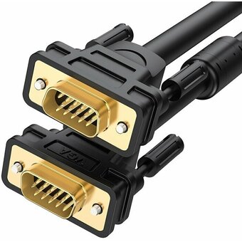  Кабель UGREEN VG101 11673 VGA Male to Male Cable 1m Black 