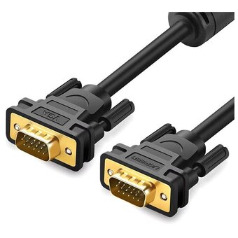  Кабель UGREEN VG101 11673 VGA Male to Male Cable 1m Black 