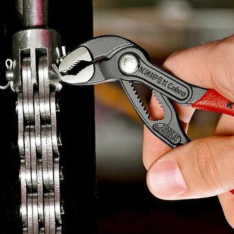  Клещи переставные Knipex Cobra KN-8701125SB 125 мм серые 