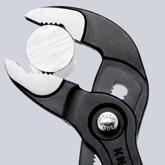  Клещи переставные Knipex Cobra KN-8701125SB 125 мм серые 