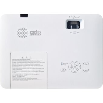  Проектор Cactus CS-S1.WT 3LCD 34000Lm LS 3400Lm ANSI (1024x768) 15000:1 ресурс лампы:10000часов 1xHDMI 4.5кг 