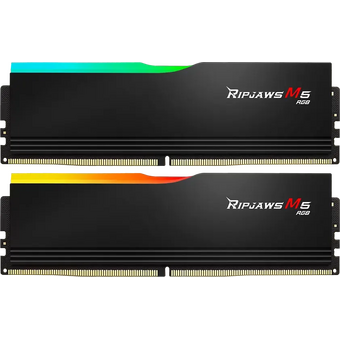  ОЗУ G.SKILL Ripjaws M5 RGB (F5-5200J4040A32GX2-RM5RK) 64GB (2x32GB) DDR5 5200MHz CL40 (40-40-40-83) 1.1V / Black 