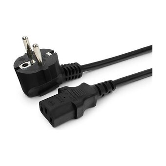  Кабель питания Cablexpert PC-186-1-1.8M Schuko- C13 3x1кв.мм 1.8м черный 