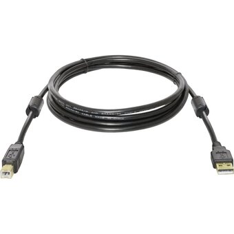  Кабель Defender USB04-06 Pro (87430) USB2.0 для соединения 1.8м AM/BM зол.контакты 2фер.фильтрами 
