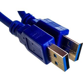  Кабель Gembird Cablexpert CCP-USB3-AMAM-1M Pro, AM/AM, 1м, экран, синий 