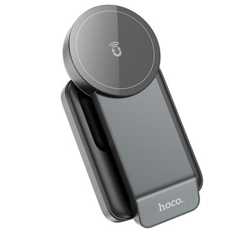  Беспроводное ЗУ HOCO CQ3 Motorcycle folding 3-in-1 magnetic wireless fast charger (черный) 