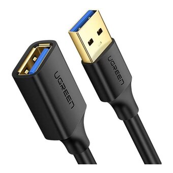  Кабель UGREEN US129 10368 USB 3.0 Extension Male Cable 1m Black 