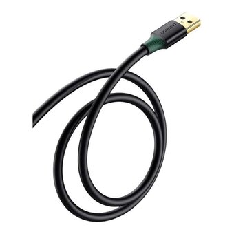  Кабель UGREEN US129 10368 USB 3.0 Extension Male Cable 1m Black 