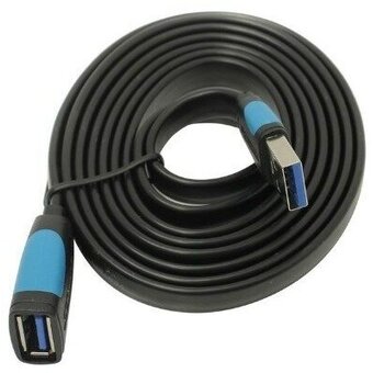  Кабель удлинитель Vention VAS-A13-B050 USB 3.0 AM/AF 0.5м плоский 