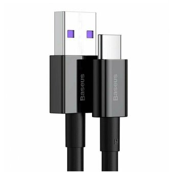  Дата-кабель Baseus Superior (CATYS-01) Fast Charging USB to Type-C 66W 1m Black 