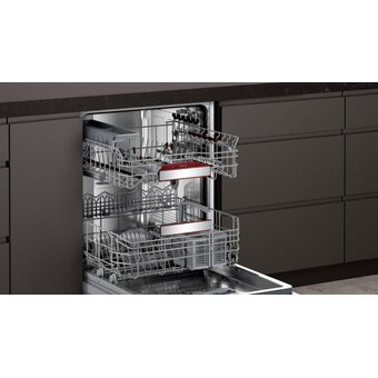  Встраиваемая посудомоечная машина NEFF S157ZB802E 60 см, 13 комплектов, 8 программ, цеолит, IntensiveZone, VarioSpeed Plus, распознавание моющего сред 
