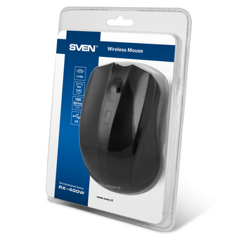  Беспроводная мышь SVEN RX-400W чёрная 