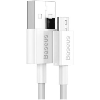  Дата-кабель Baseus Superior (CAMYS-02) Fast Charging USB to Micro 2A 1m White 