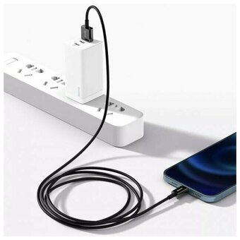  Дата-кабель Baseus Superior (CALYS-C01) Fast Charging USB to iP 2.4A 2m Black 