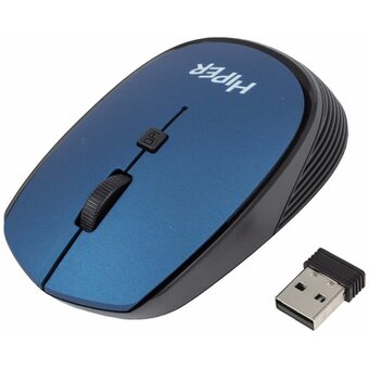  Мышь беспроводная HIPER HOMW-083 1600dpi, синий 