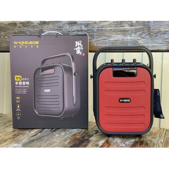  Портативная колонка W-King T5+ (красный) 